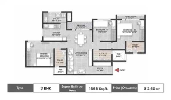 Century Mirai Floor Plan
